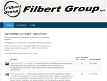 Tablet Screenshot of filbert.nu